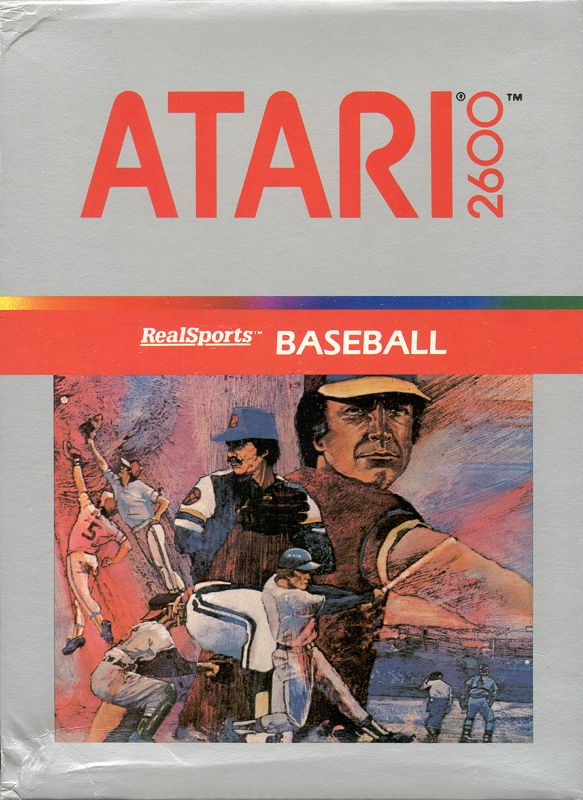RealSports Baseball box art for Atari 5200